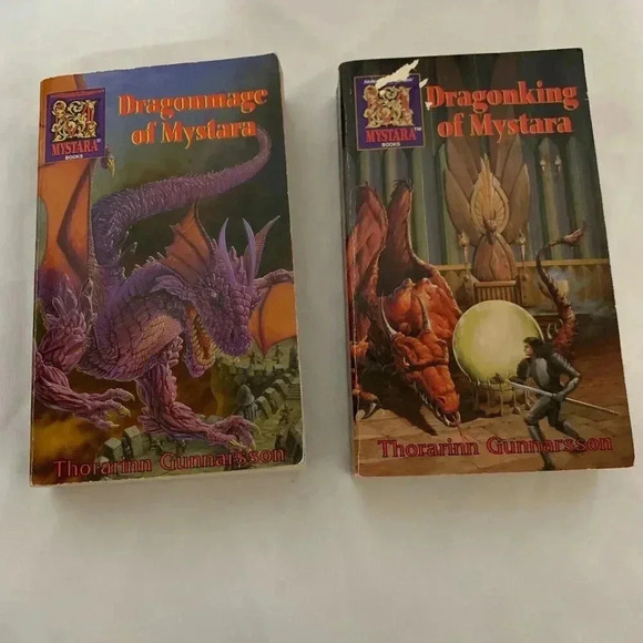 Other - Vintage books Dragonmage and dragon king of mystara Thorarinn Gunnarsson